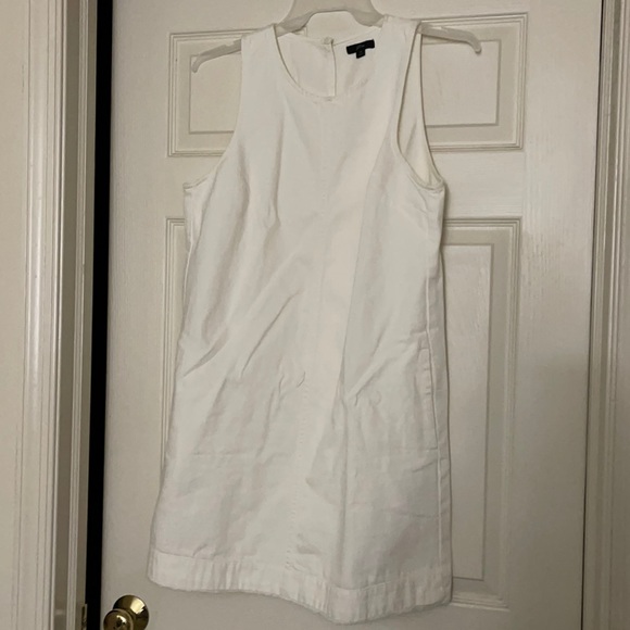 White Denim Shift Dress By Jcrew | Poshmark